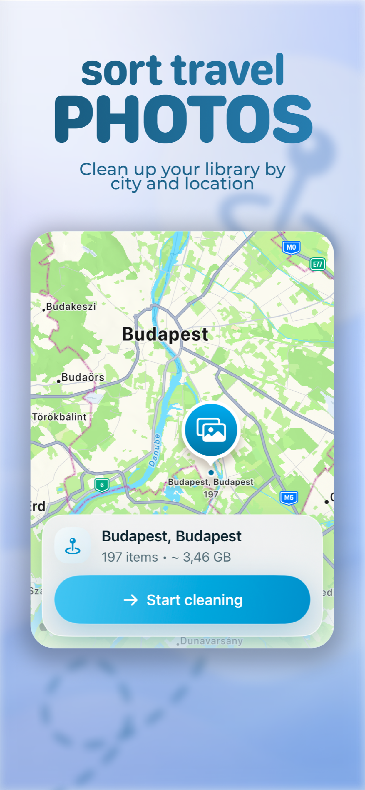 OnlyKeep: organize travel photos by city and location